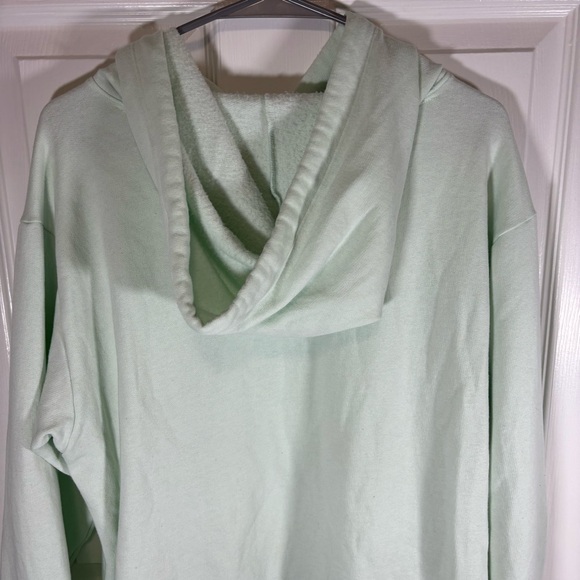 Pink Victoria Secret Hoodie Women’s M 170/96A Light Mint Green 60% Cotton Pocket - Picture 6 of 7
